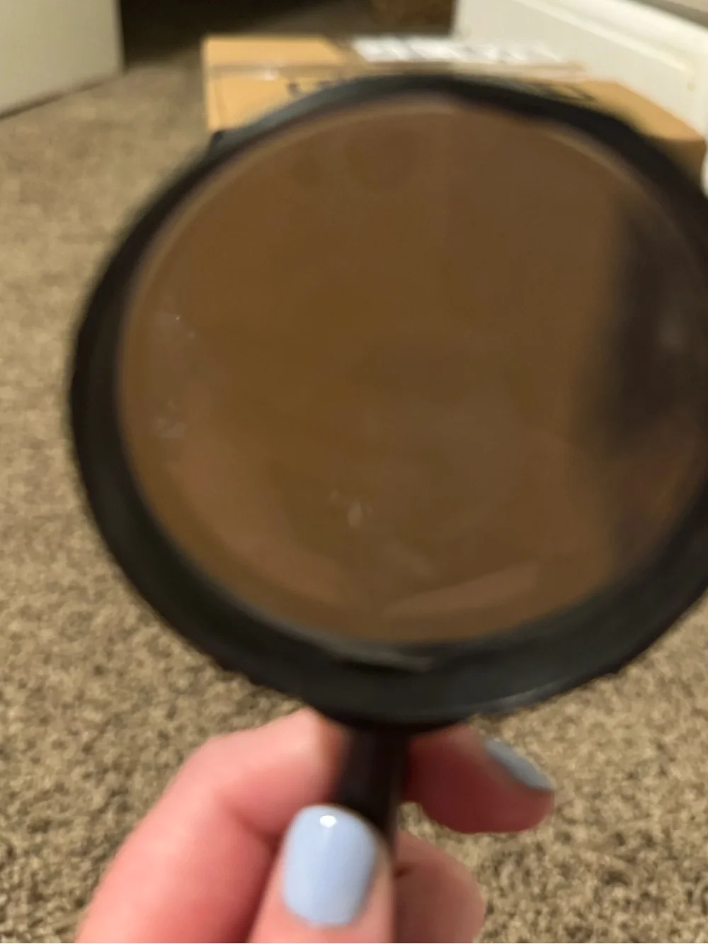 Black Handheld Magnifying Glass - Home Accents